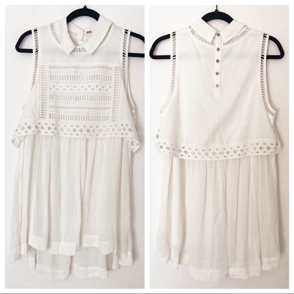 Free People Dresses & Skirts - Free People White Size Medium High Low Dress